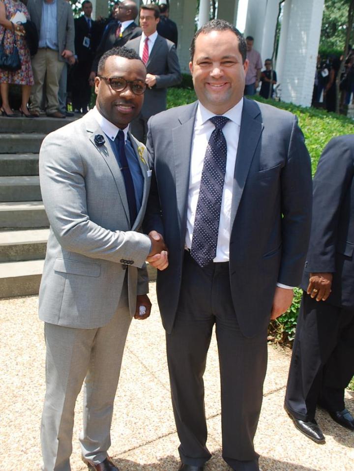 VaShawn Mitchell, NAACP PRESIDENT Benjamin Jealous