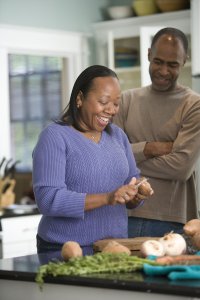 Black Couple 16284-an-african-american-couple-preparing-a-healthy-meal-pv